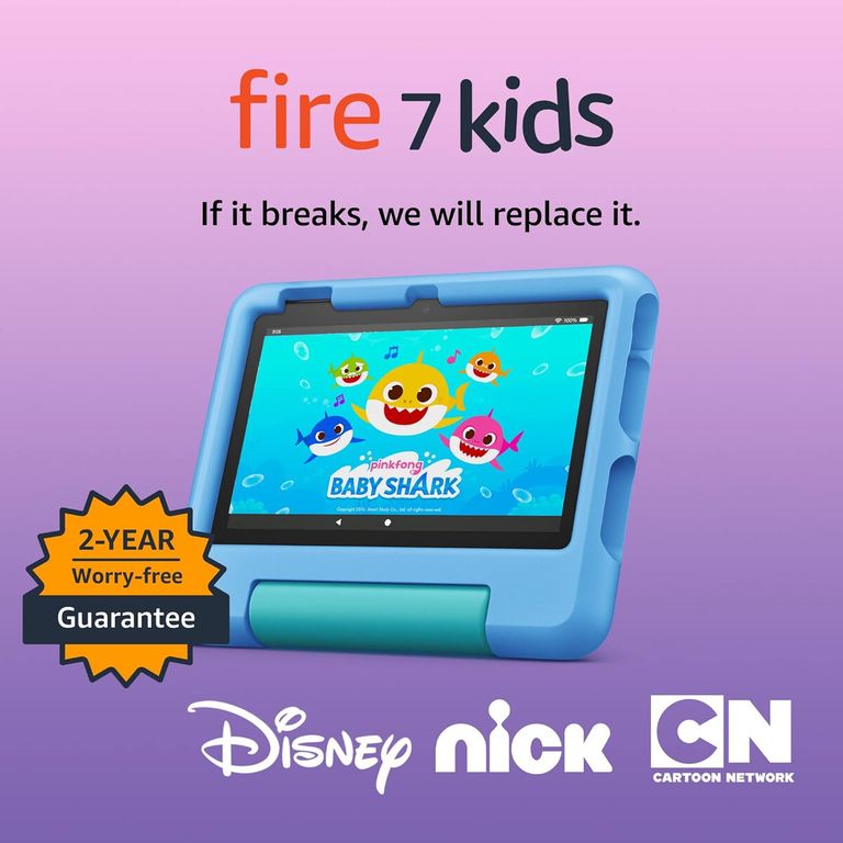AMAZON Tablet Fire 7 Kids modelo nuevo con suscripciaan Kids