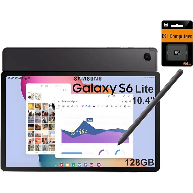 SAMSUNG Tablet Galaxy Tab S6 Lite 10.4 128GB 4GB RAM S Pen