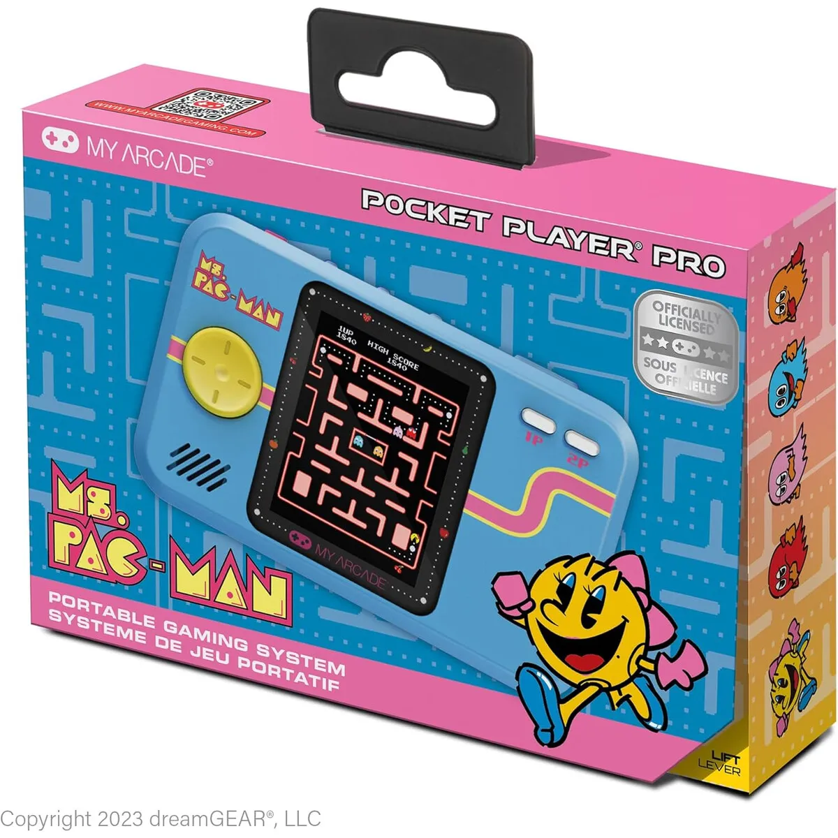 MY ARCADE - Consola Portatil My Arcade Ms. PacMan Pocket Player Pro 2.75
