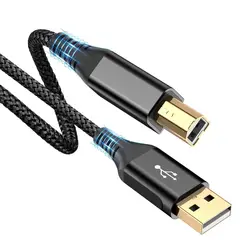 GENERICO - Cable de Impresora Sweguard 10ft USB A a USB B Alta Velocidad