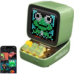 DIVOOM - Parlante Bluetooth Ditoo Pro Retro Pixel Art 15W Verde