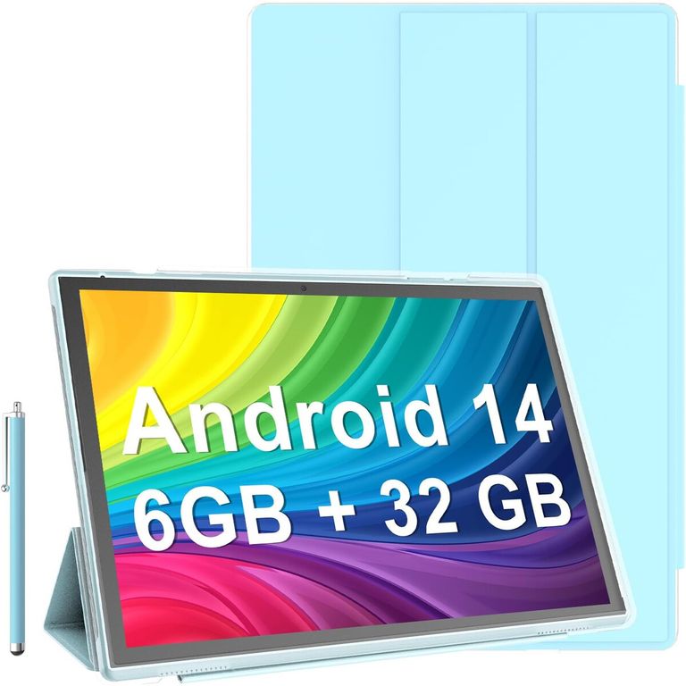 GENERICO Tablet ZZB ZB10 10.1 Android 14 6GB 32GB Funda Stylus