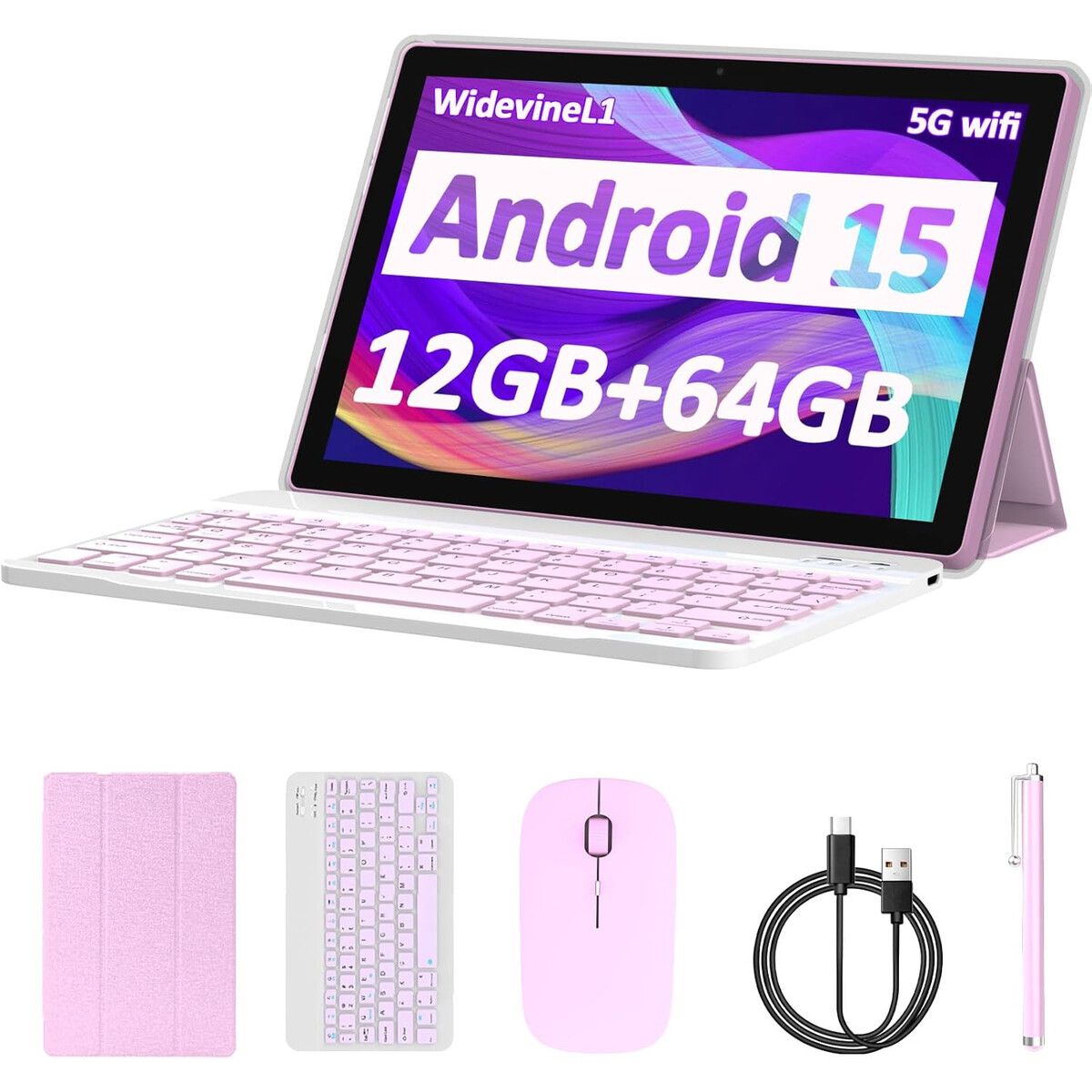 GENERICO - Tablet CUPEISI CP20 10 Android 15 12GB RAM 64GB ROM Expandible