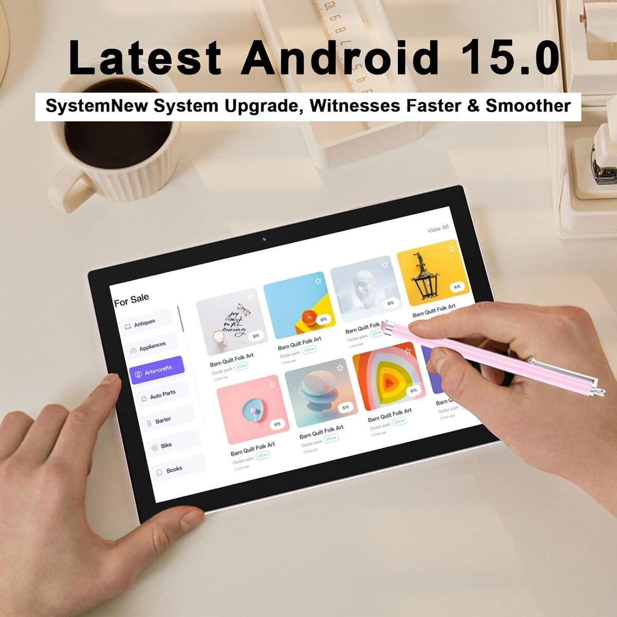 GENERICO - Tablet CUPEISI CP20 10 Android 15 12GB RAM 64GB ROM Expandible