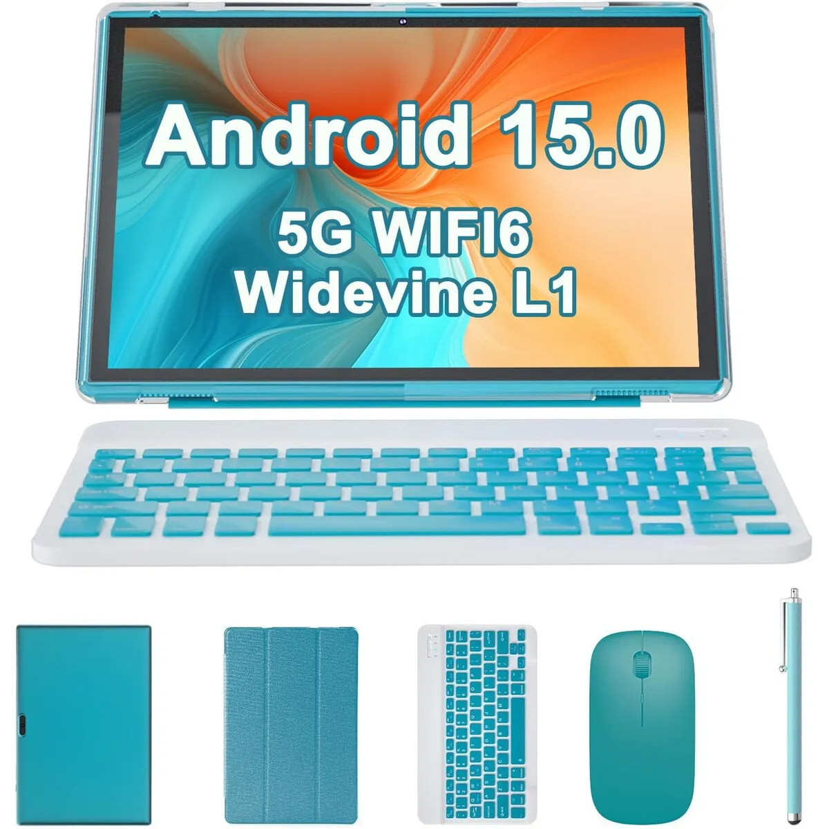 GENERICO - Tablet ZZB ZB10 10 8GB 32GB Android 15 Kit Teclado Mouse