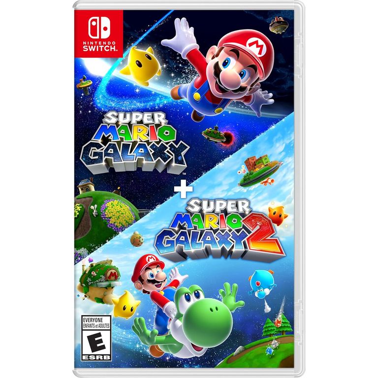 NINTENDO Switch Super Mario Galaxy 1 y 2 Bundle Mejorado
