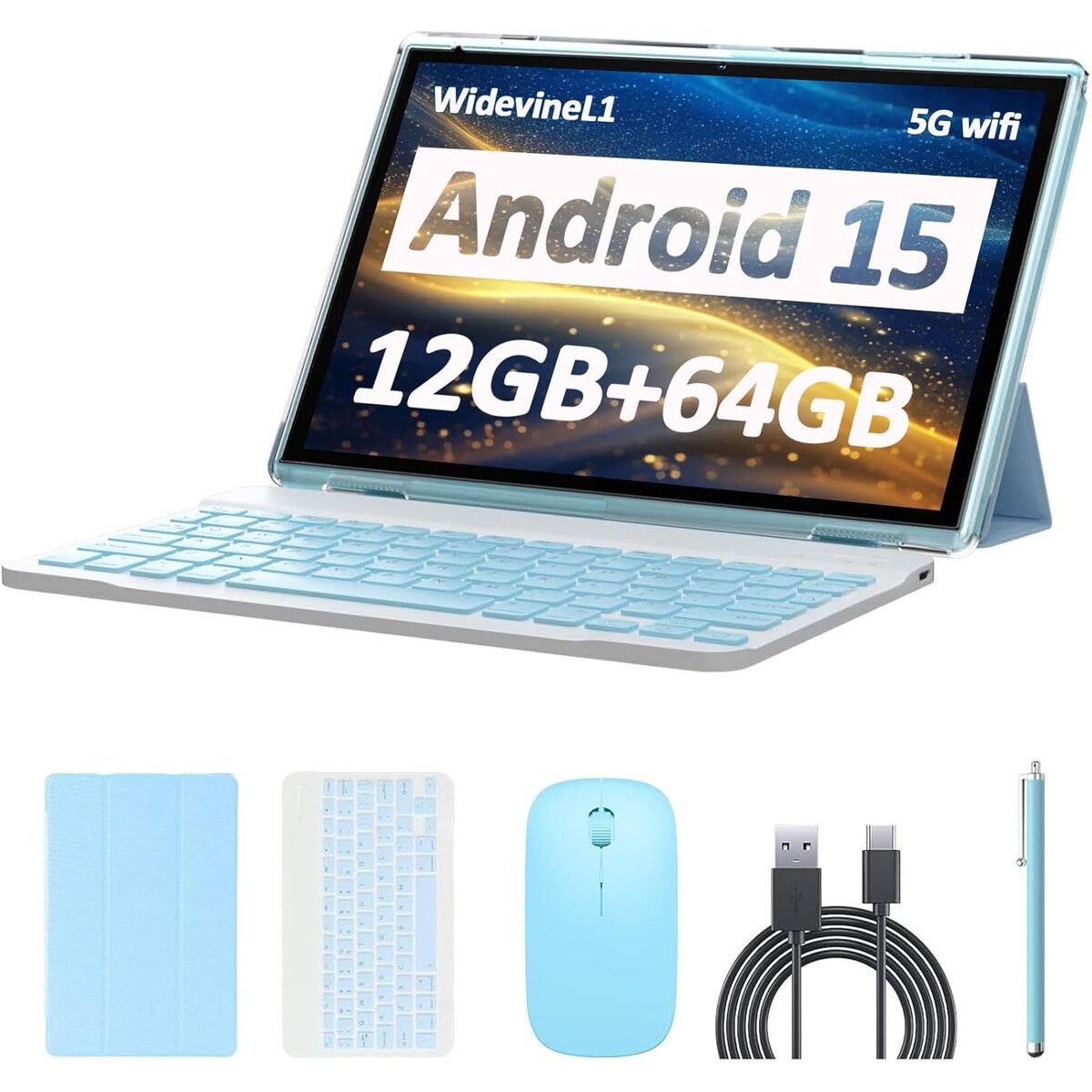 GENERICO - Tablet CUPEISI CP20 10.1 Android 15 12GB 64GB 1TB