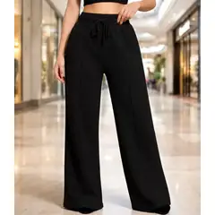 AGW - Pantalón Buzo Palazzo Mujer Algodon Nacional