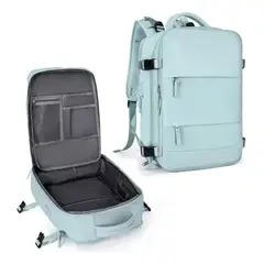 GENERICO - Mochila de Viaje Expandible Ideal Equipaje de Mano