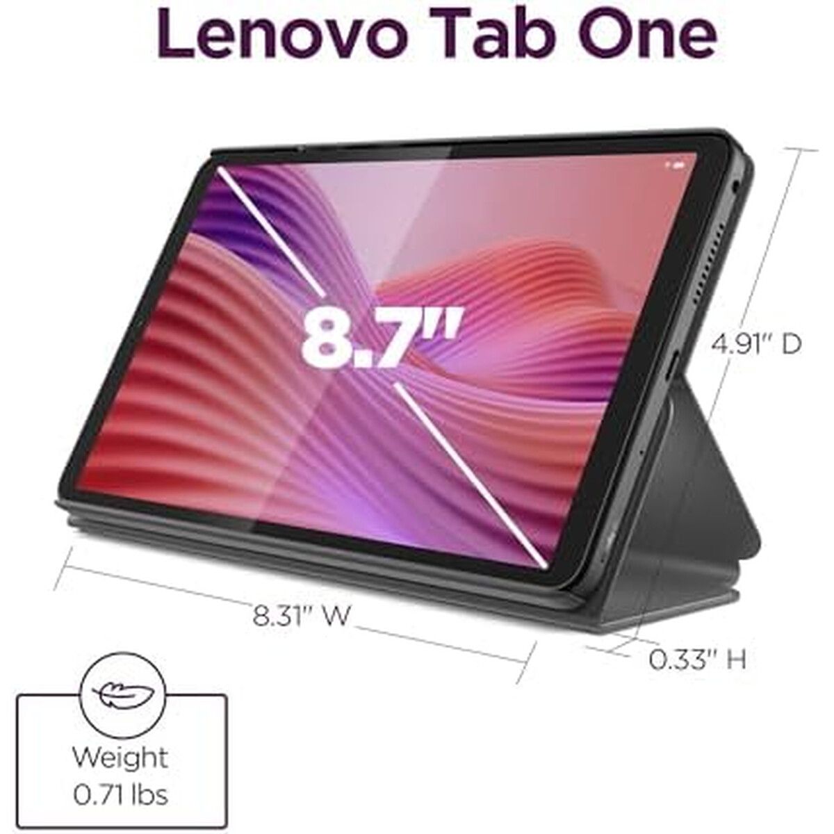 LENOVO - Tablet Lenovo Tab One 8.7 Helio G85 4GB 12.5h Bateraa