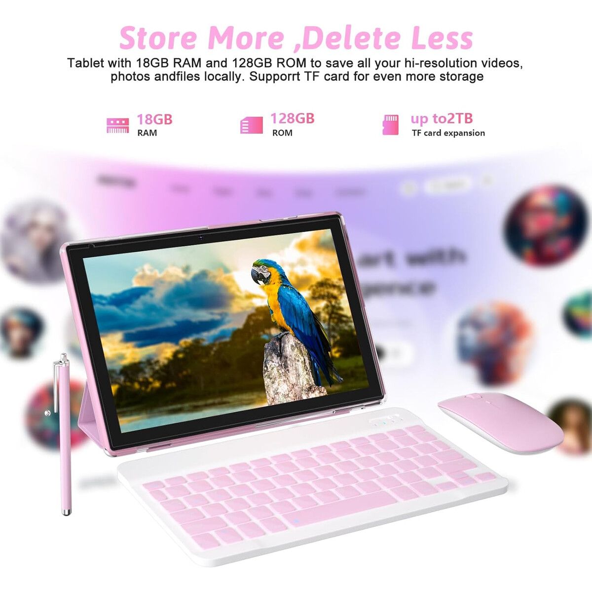 GENERICO - Tablet PEICHENG Android 15 10.1 18GB RAM 128GB ROM 2TB
