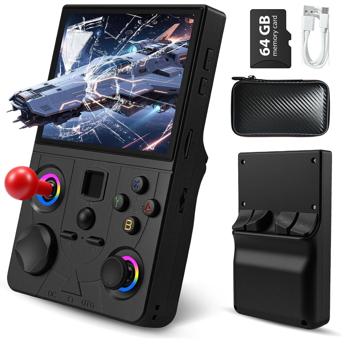 GENERICO - Consola Retro Portaatil EraVortx DC35V Pantalla IPS 3,5 64GB
