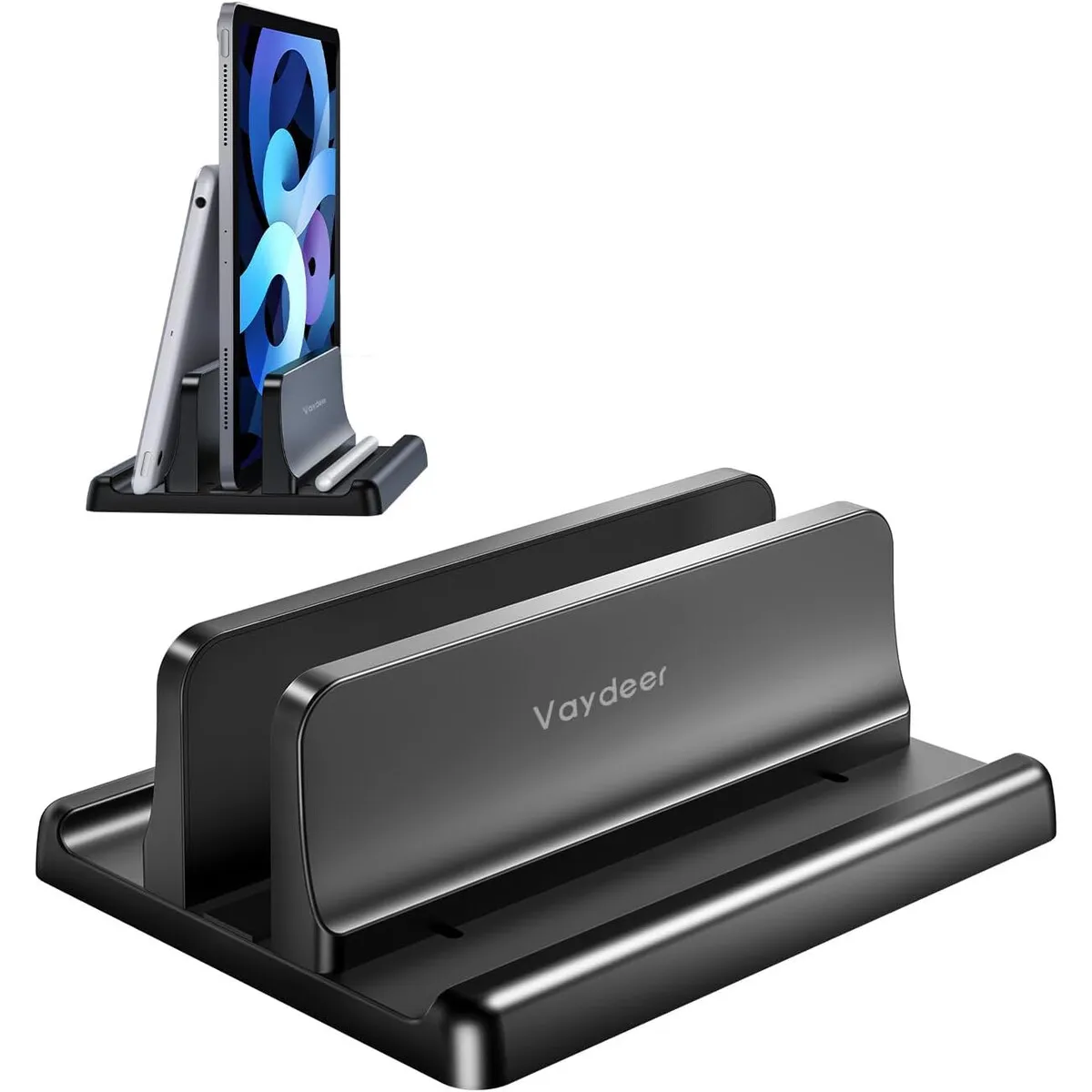 GENERICO - Soporte Vertical para Laptop Vaydeer Ajustable Plaastico ABS