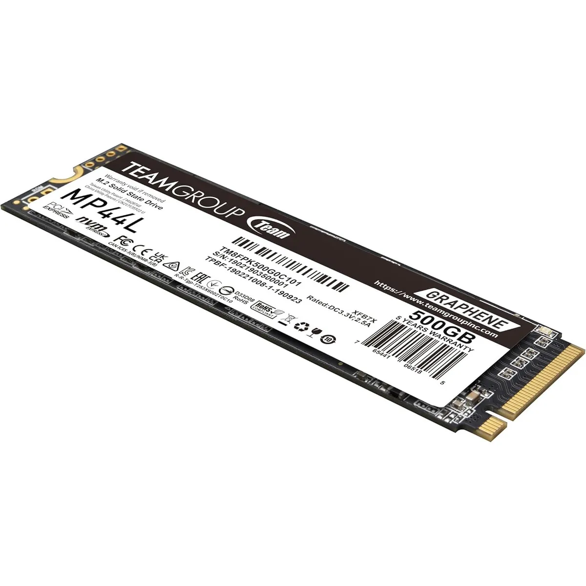 TEAMGROUP - SSD TEAMGROUP MP44L 500GB NVMe PCIe Gen4x4 M.2 2280