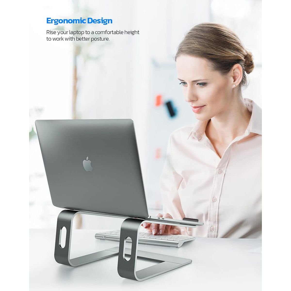 NULAXY - Soporte para Laptop Nulaxy C3 Aluminio Ergonaamico 1016