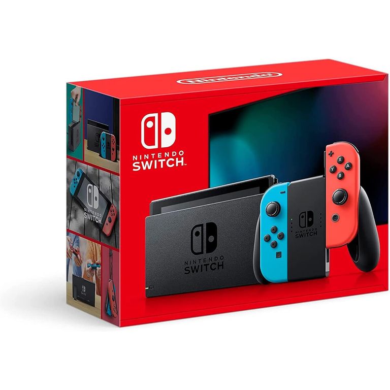 NINTENDO Consola Switch JoyCon Azul Rojo 6.2 LCD
