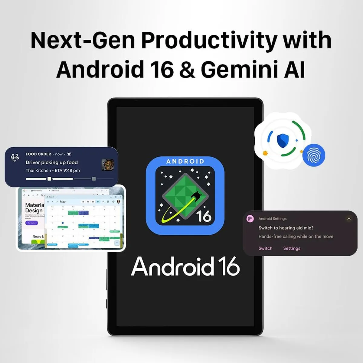 GENERICO - Tablet ApoloMedia 11 8GB 128GB Android 16 OctaCore
