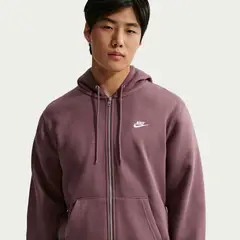 NIKE - Polerón Sportswear Club Morado Hombre - Violeta