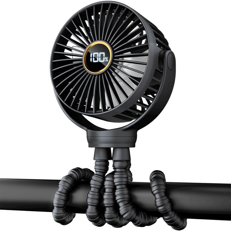 GENERICO Ventilador Portaatil Buywoo M25 Recargable 3 Velocidades Clip