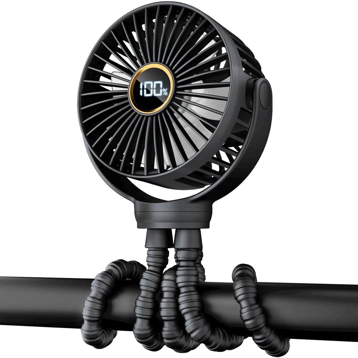 GENERICO - Ventilador Portaatil Buywoo M25 Recargable 3 Velocidades Clip
