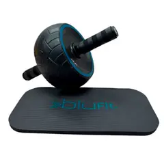 BLU FIT - Rueda Abdominal mat apoyo negro