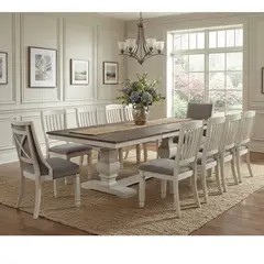 MSA MUEBLES SANTA ANA - Juego de Comedor 8 Sillas 2 Comensales Vermont XL
