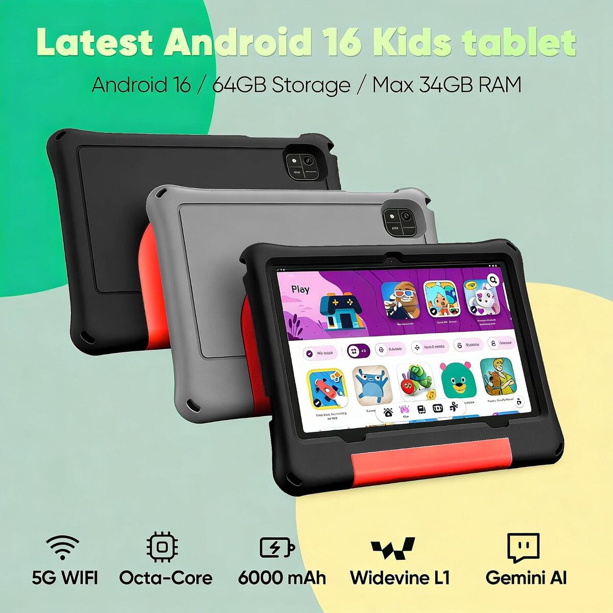 GENERICO - Tablet JUNINKE A30T 10.1 Pulgadas Android16 30GB RAM