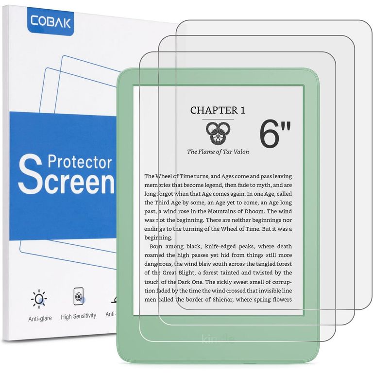 GENERICO Protector pantalla CoBak 6 pulg mate 3 unidades Kindle Kobo