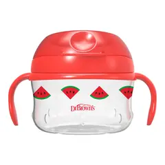 DR BROWN'S - Taza para snack 9M+ Rojo Dr. Brown´s