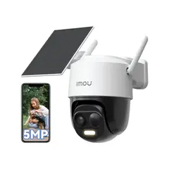 IMOU - Cámara Cell PT 2C 5MP 3K Wi-Fi con Panel Solar y Visión Nocturna a Color