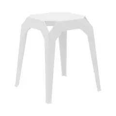 CITYSHOP - Taburete Apilable Denton Plástico Rígido Alto Tráfico 46 cm