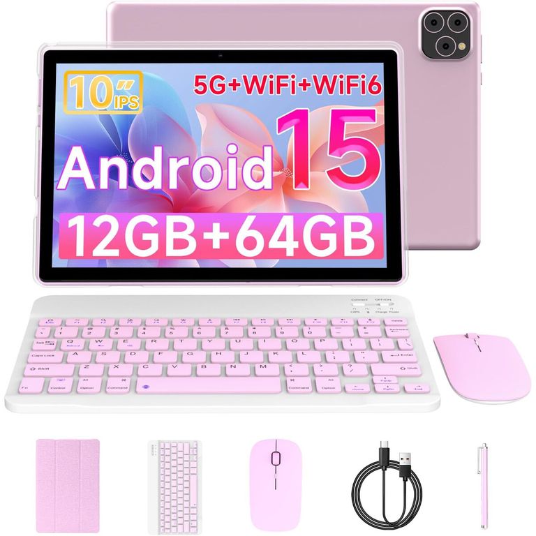 GENERICO Tablet Vyrolinia ZB32 Android 15 10.1 12GB 64GB 2TB WiFi