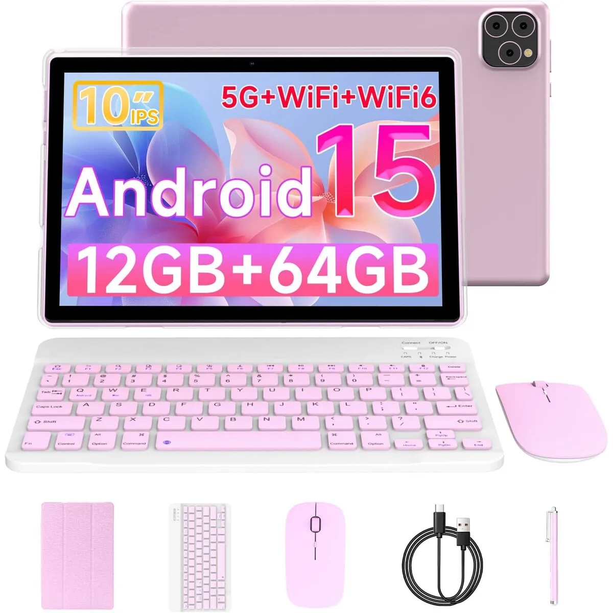 GENERICO - Tablet Vyrolinia ZB32 Android 15 10.1 12GB 64GB 2TB WiFi