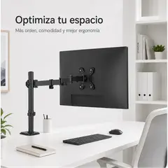 IRM - Soporte De Monitor Para Escritorio Brazo Articulado Giratorio 15 A 33 Vesa