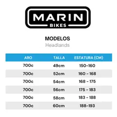 MARIN BIKES - Bicicleta Gravel Headlands 1 Aro 700c