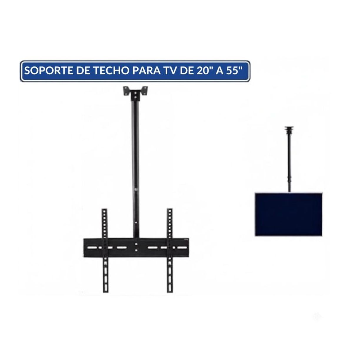 GENERICO - Soporte De Techo Para Tv 20 A 55 Pulgadas Inclinable