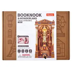 ROBOTIME - Puzzle 3d Library of Wonders TGB16 Book Nook Rolife