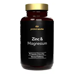 CAFFESSO - 90 Cápsulas Magnesio Protein Works Zinc Zinc & Magnesium Zma