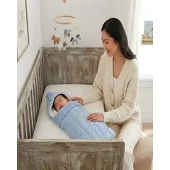 MYLHOGAR - Saco De Dormir Bebe Tejido Con Capucha 0-3 Meses