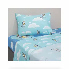 WINDSOR - Juego de sabanas 1.5 plaza infantil microfibra Bluey