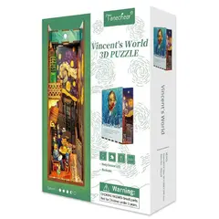 GENERICO - Puzzle 3d El Taller de Van Gogh Book Nook Tonecheer TQ113