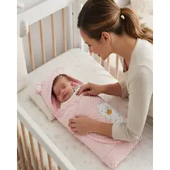 MYLHOGAR - Saco Para Bebe Diseño De Osito Tipo Sobre 0-3 Meses