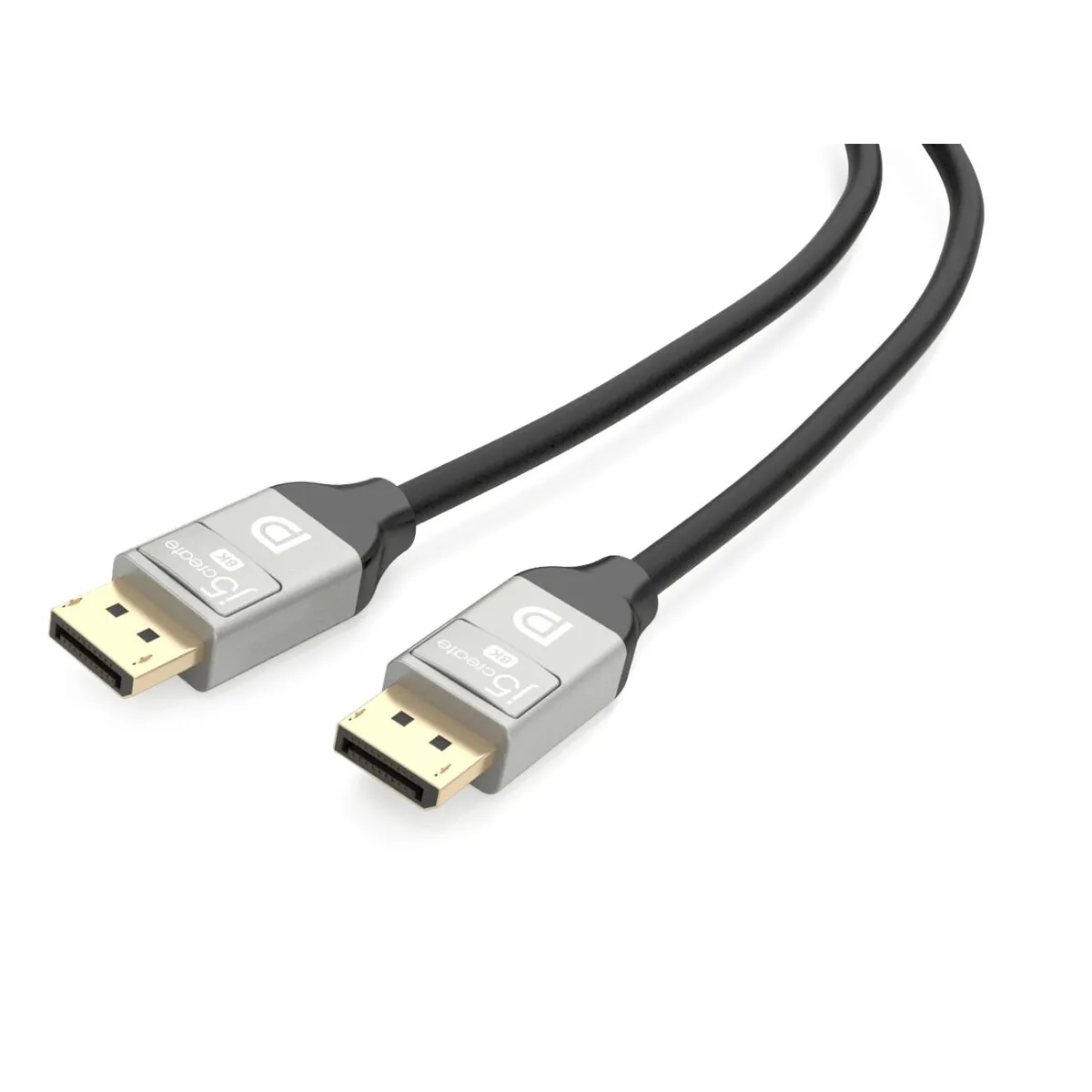 GENERICO - Cable DisplayPort j5create 8K 60Hz 4K 120Hz 32.4Gbps 2m