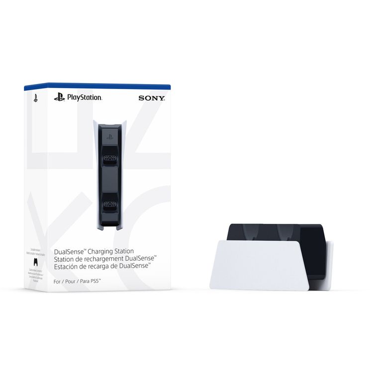 SONY Base Cargadora PS5 DualSense 2 Controles Blanca