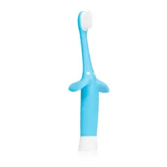 DR BROWNS - Cepillo de Dientes Bebés y Niños Pequeños 0-3 años Elefante Azul