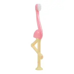 DR BROWN'S - Cepillo de Dientes Bebés y Niños Pequeños 1-4 años Flamenco Rosado Dr. Brown´s