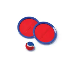 LANZAR - Juego Atrapar Play Day 2 Discos 1 Pelota Rojo Azul