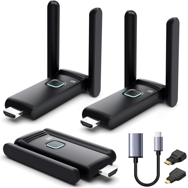 GENERICO Transmisor Receptor HDMI Inalambrico YUYUNLOMN G58T 50m 6RX