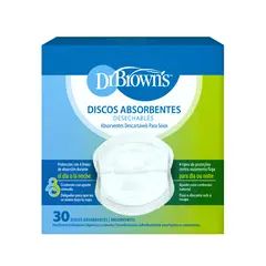 DR BROWN'S - Absorbentes de Leche Desechables 30UN Dr. Brown´s