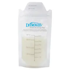 DR BROWN'S - Bolsas Almacenamiento para Leche Materna 180ml 25UN Dr. Brown´s